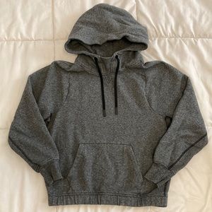 Lululemon Women’s Warm For Winter Hoodie Heather Black Dark Gray Size 4